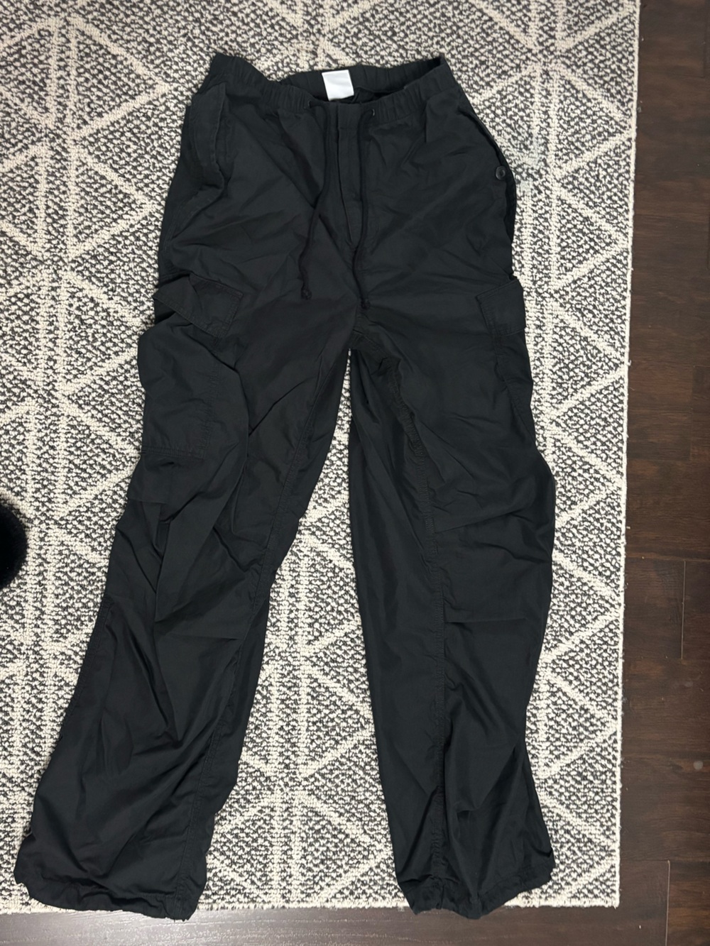 TNA Black Cargo Pants with Utility Pockets